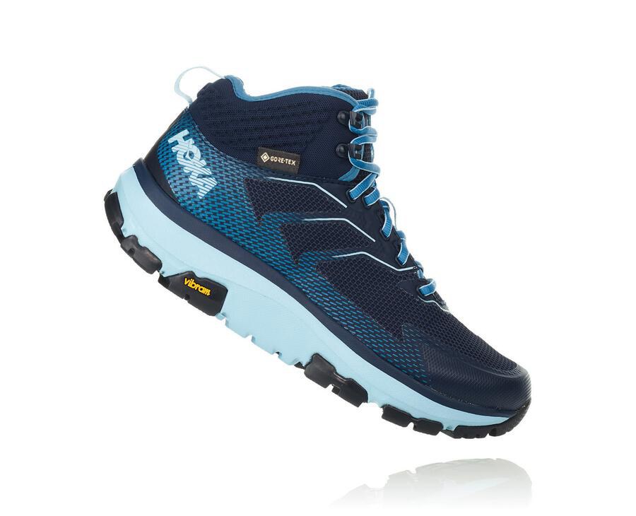 Hoka One One Turisticke Topanky Damske Modre - Toa GORE-TEX - 83569-XOIA